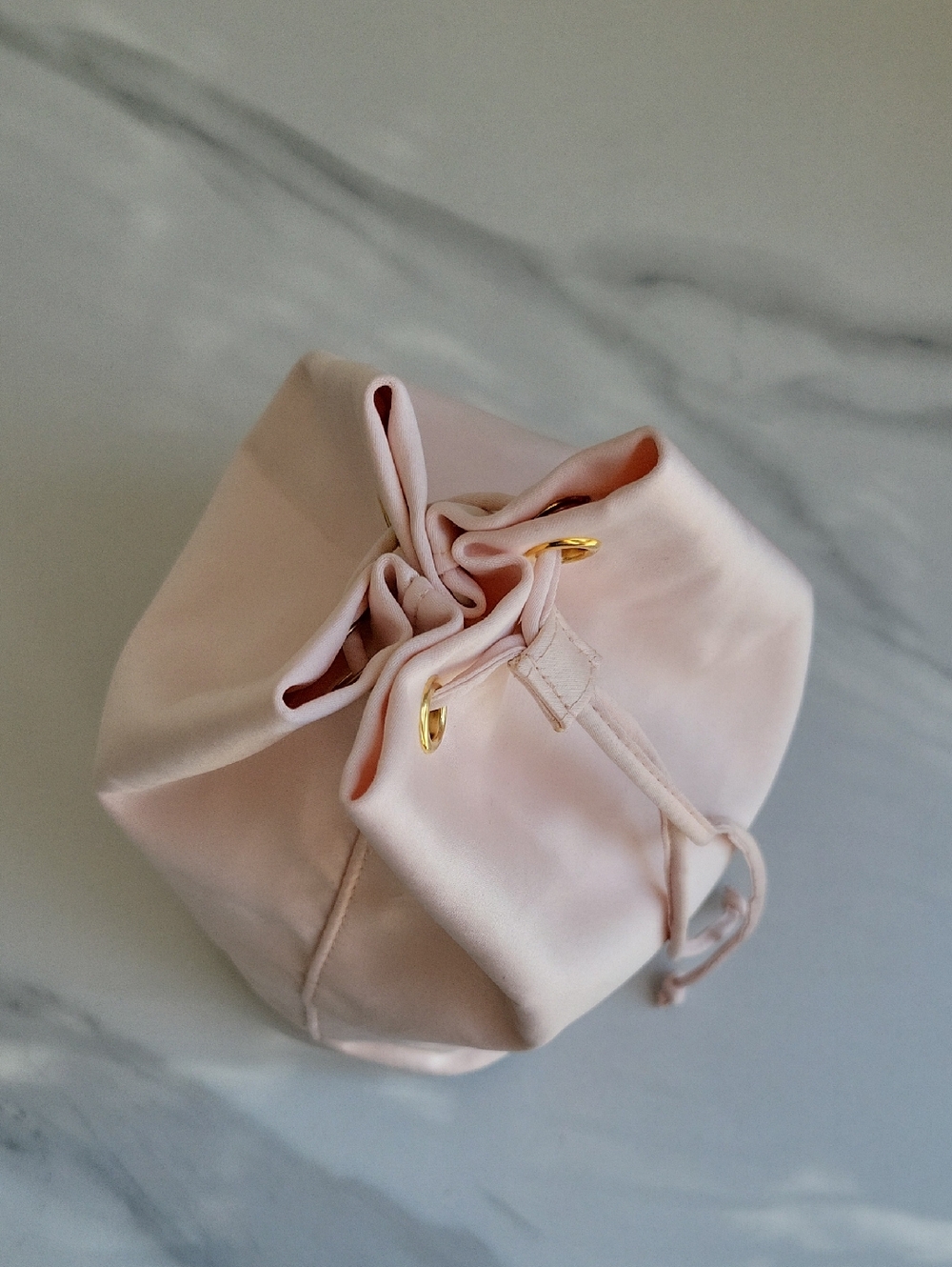 Prada Parfums Soft Pink Drawstring Bucket Comestic Bag - Picture 5 of 13
